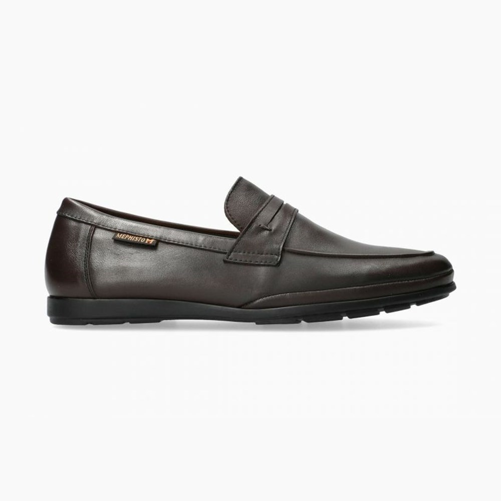 Mephisto Alexis N Slip On Herre Brune | TBVP-40617