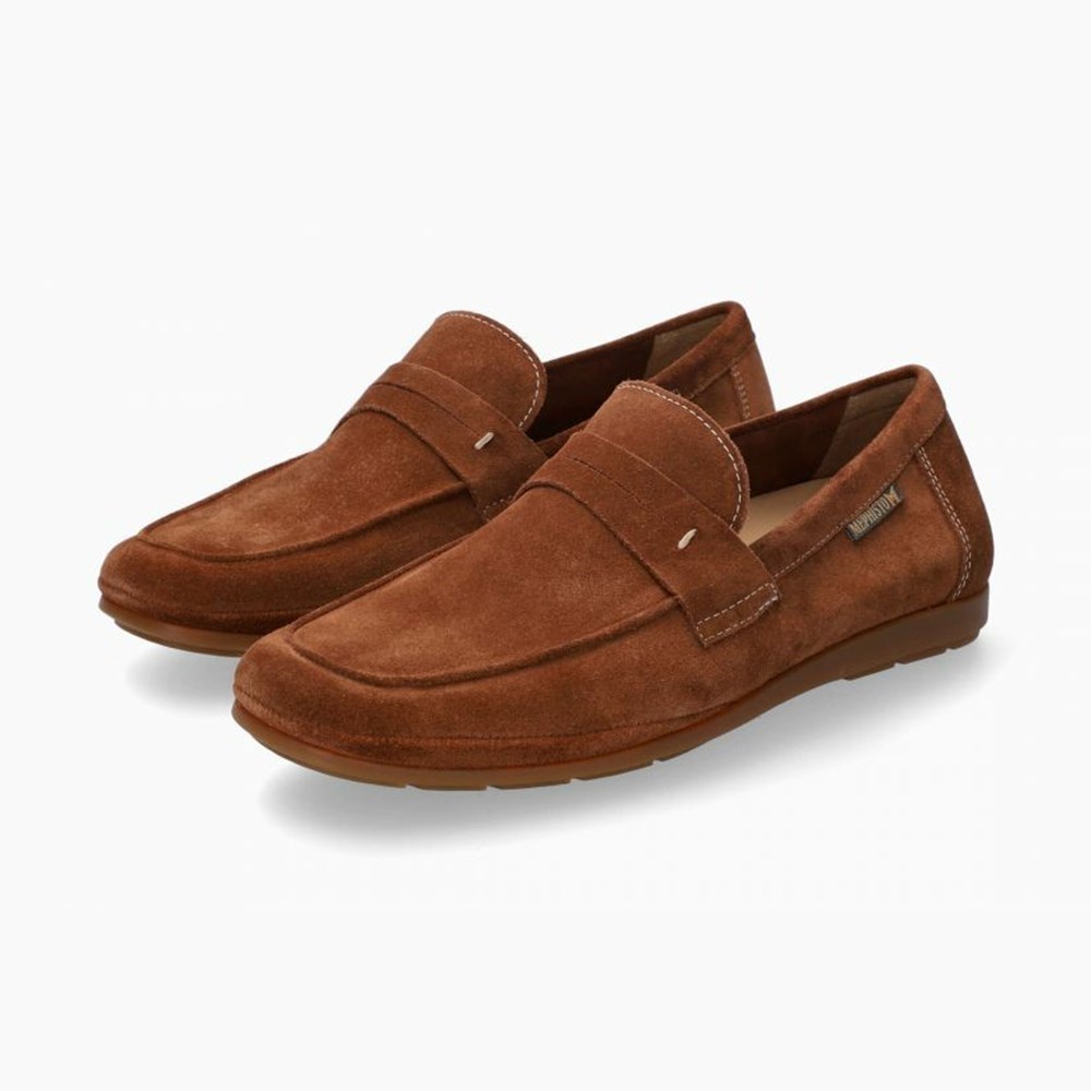 Mephisto Alexis Slip On Herre Brune | ENTO-24836