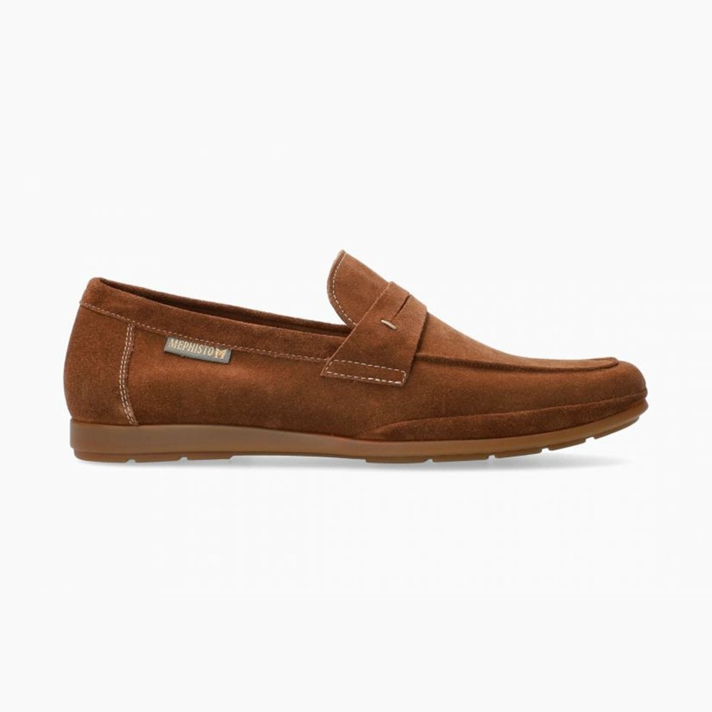 Mephisto Alexis Slip On Herre Brune | ENTO-24836