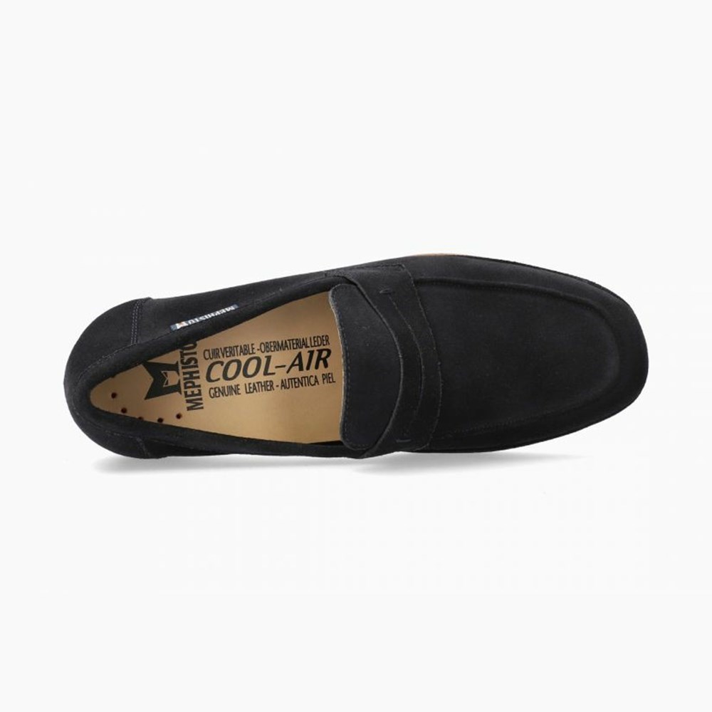 Mephisto Alexis Slip On Herre Marineblå | GSRB-47695