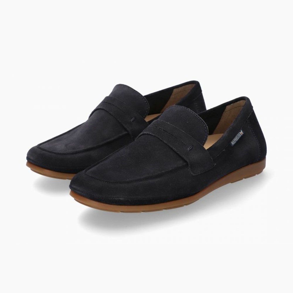 Mephisto Alexis Slip On Herre Marineblå | GSRB-47695