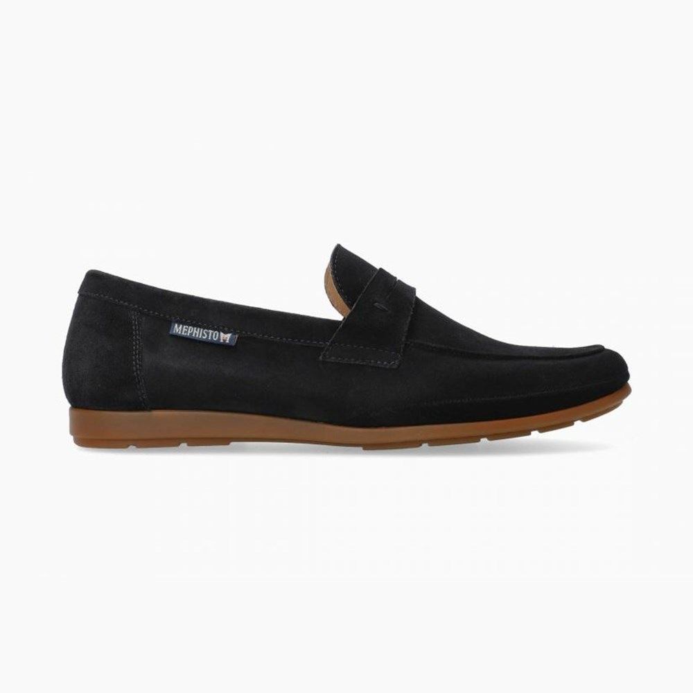 Mephisto Alexis Slip On Herre Marineblå | GSRB-47695