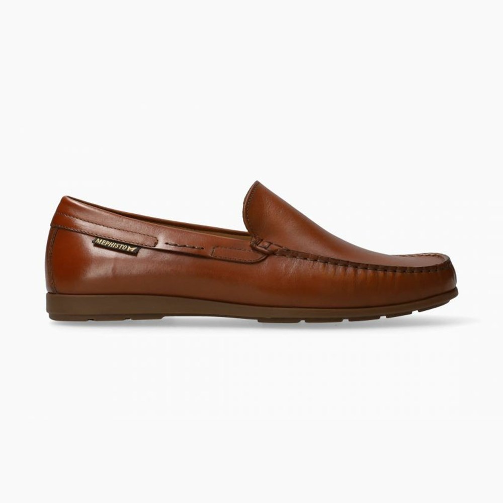 Mephisto Algoras Slip On Herre Brune | ORVS-95671