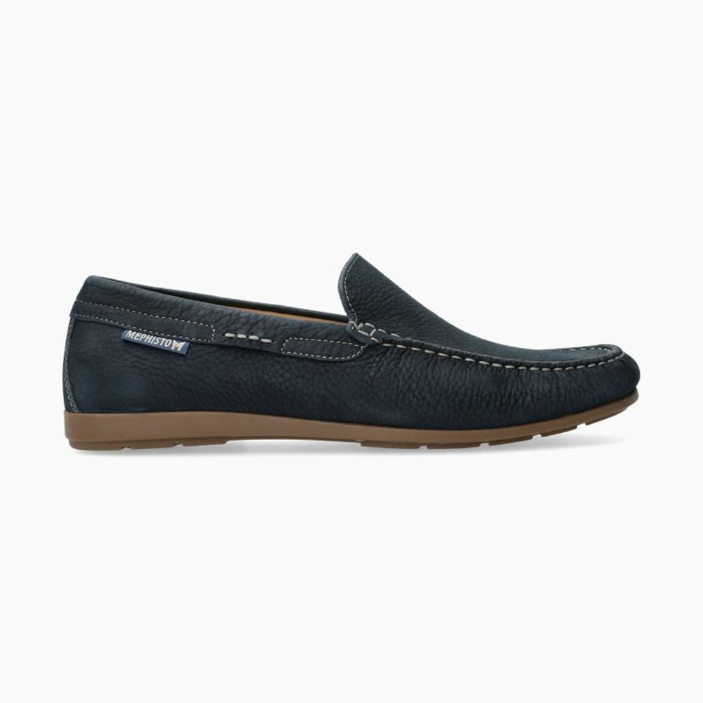 Mephisto Algoras Slip On Herre Marineblå | GVYJ-19520