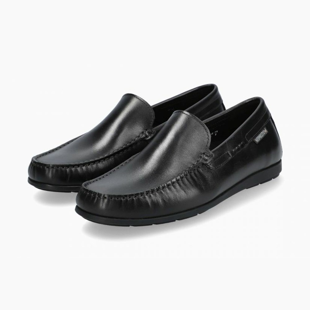 Mephisto Algoras Slip On Herre Svarte | TRPK-64372