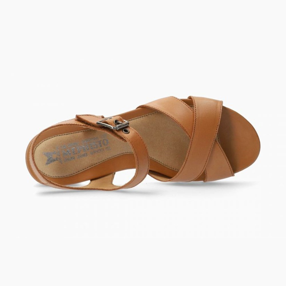 Mephisto Beline Sandaler Dame Brune | BUYD-83741