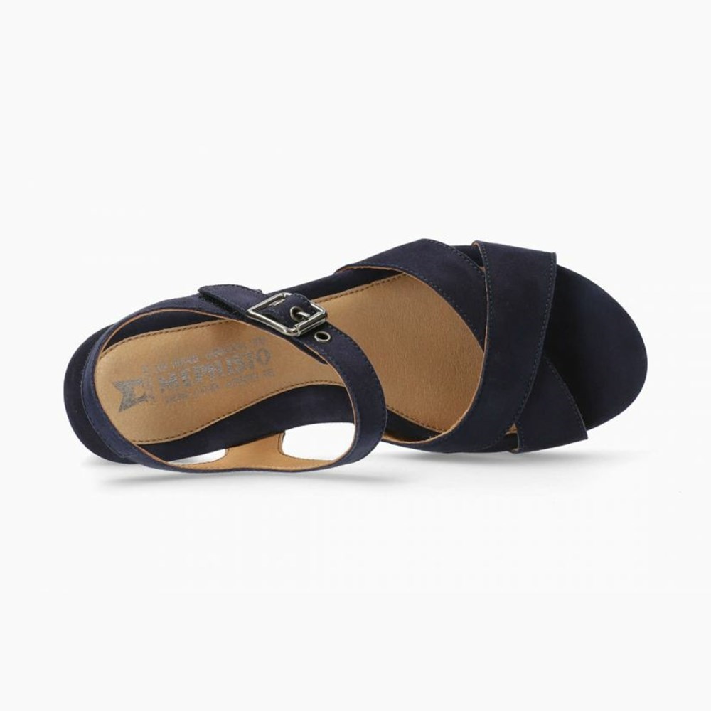 Mephisto Beline Sandaler Dame Marineblå | EDRS-18753