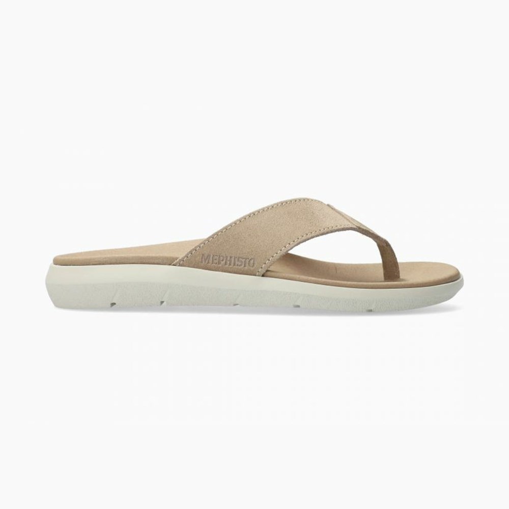 Mephisto Charly Sandaler Herre Beige | BZXM-58312