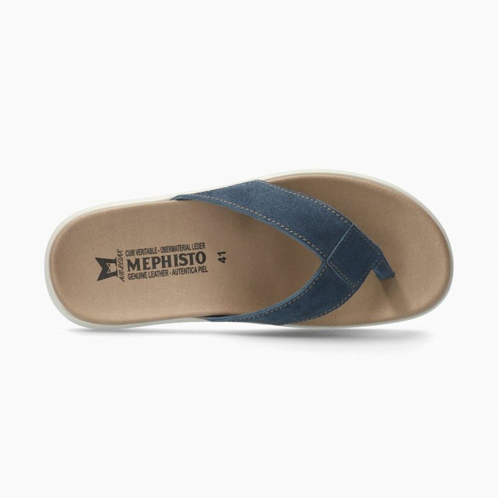 Mephisto Charly Sandaler Herre Marineblå | RIEL-03286