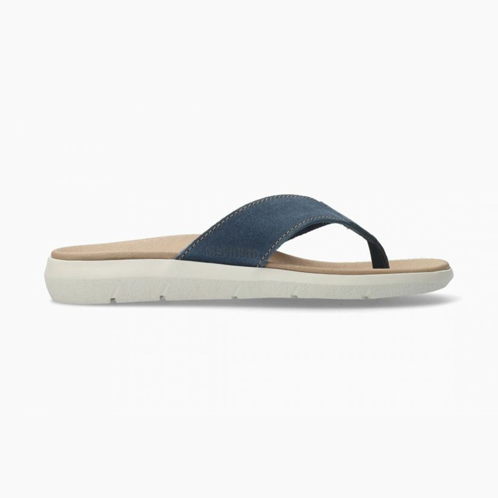 Mephisto Charly Sandaler Herre Marineblå | RIEL-03286