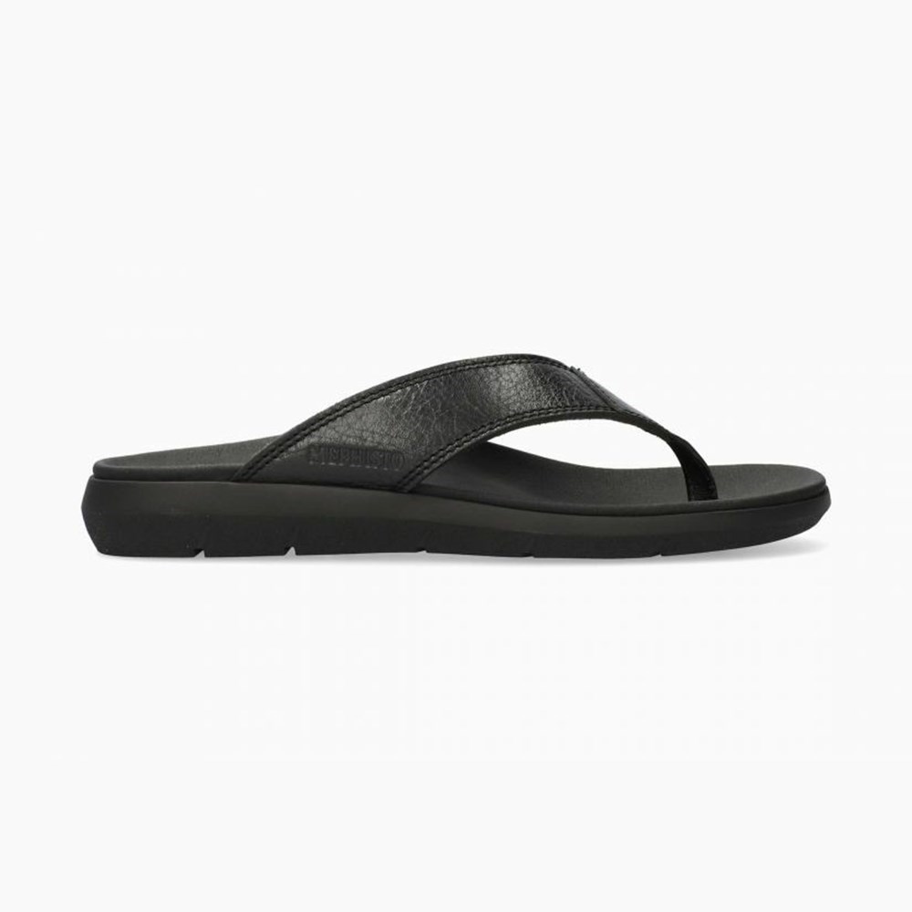 Mephisto Charly Sandaler Herre Svarte | UKQI-30268