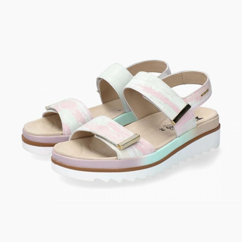 Mephisto Dominica Sandaler Dame White/Pink | UFZA-15986