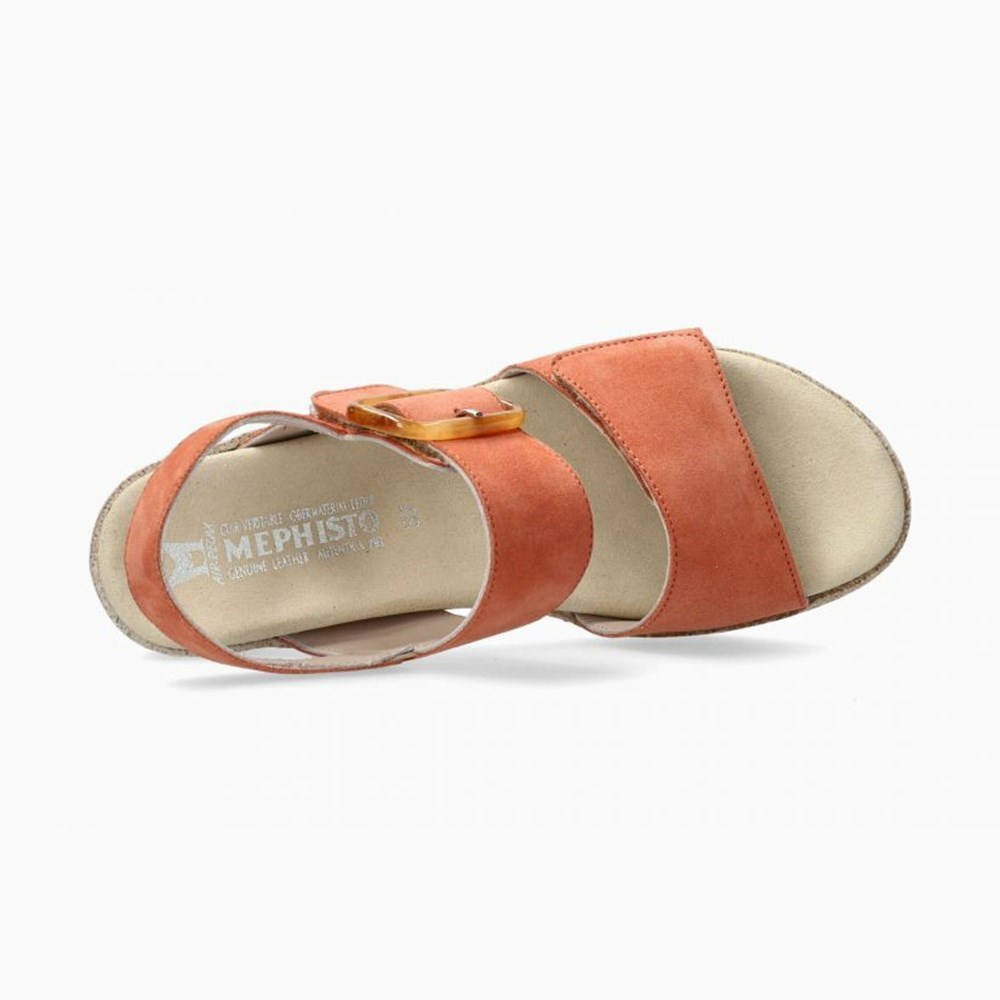 Mephisto Giulia Sandaler Dame Oransje | PMQH-61320