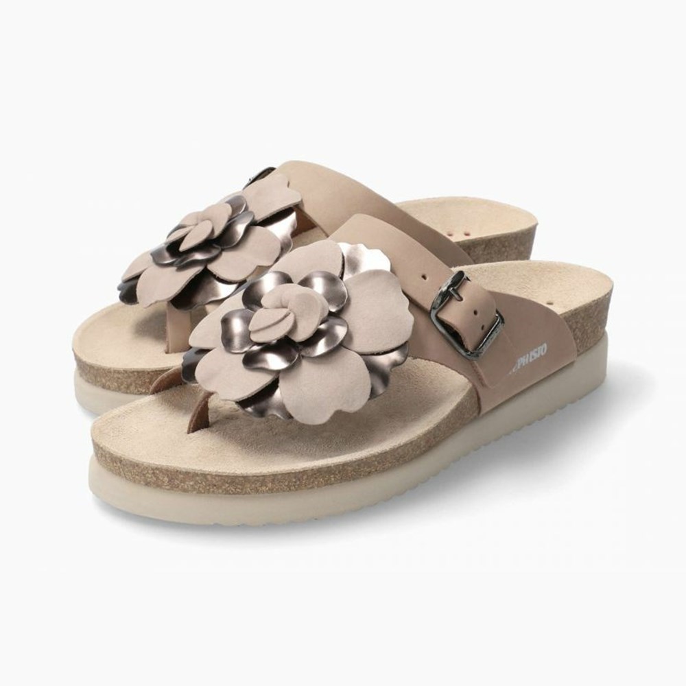 Mephisto Helen Flower Sandaler Dame Brune | UCOA-26378