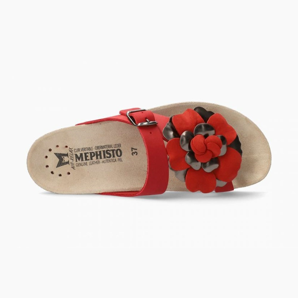 Mephisto Helen Flower Sandaler Dame Rød | FNYG-03245