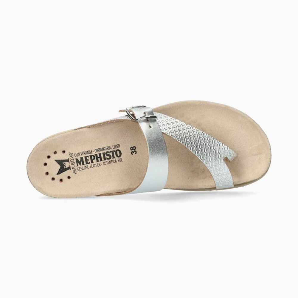 Mephisto Helen Mix Sandaler Dame Sliver | AFWO-46895