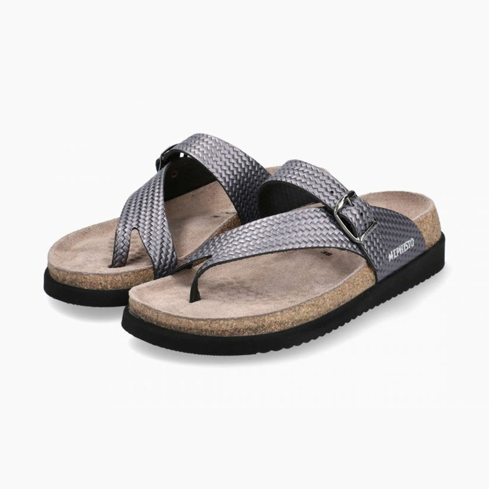 Mephisto Helen Plus Sandaler Dame Grå | QXVB-96801