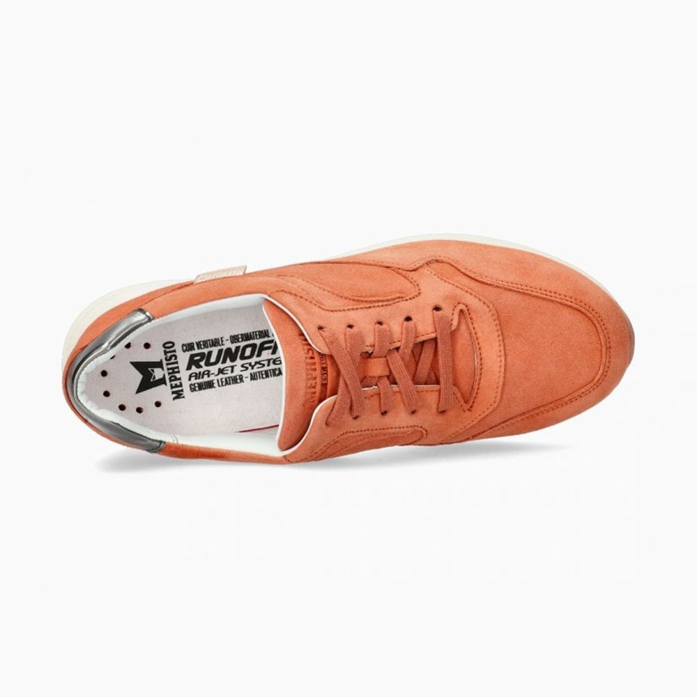 Mephisto Karin Joggesko Dame Oransje | MHZC-83514