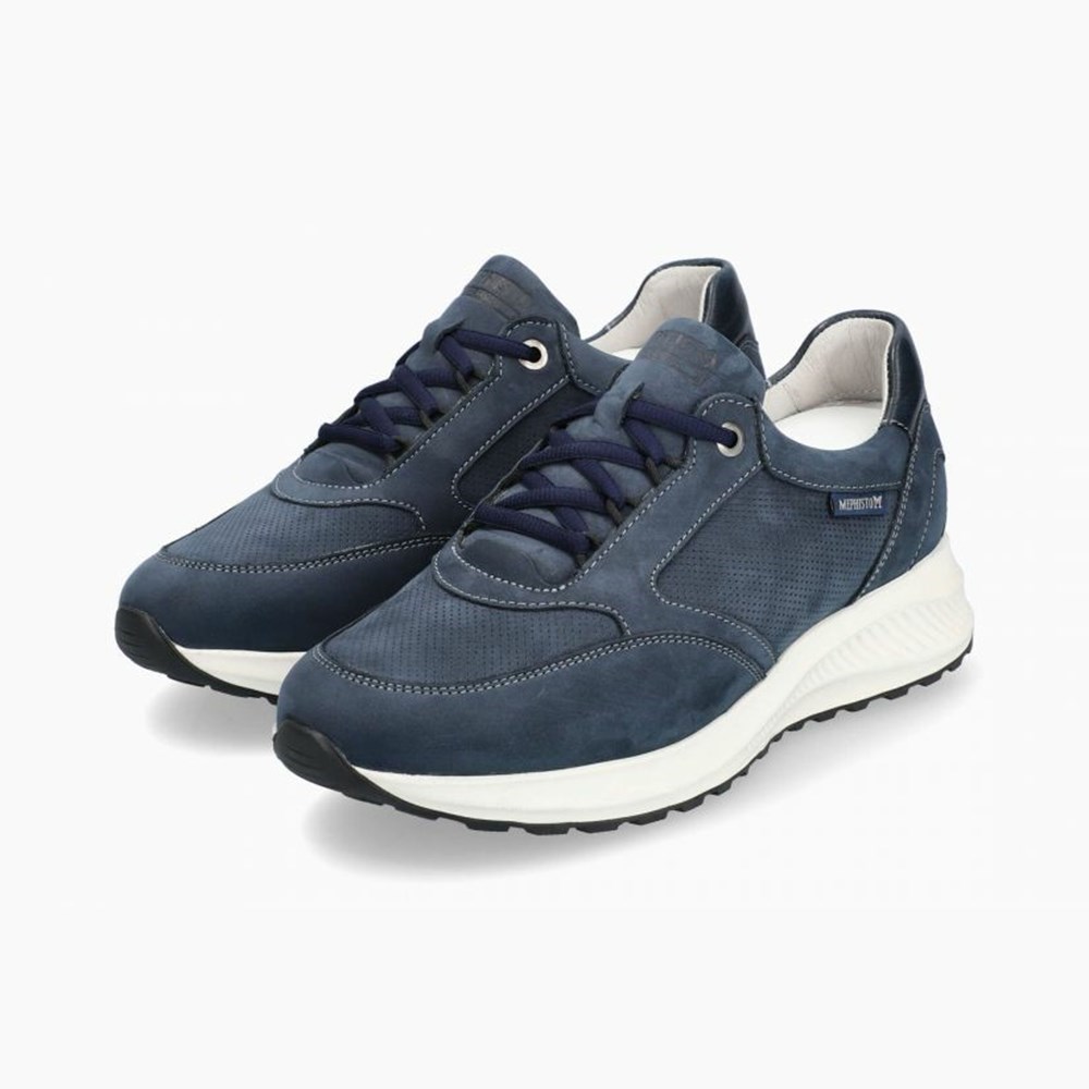 Mephisto Kelia Joggesko Dame Marineblå | TFXZ-65893