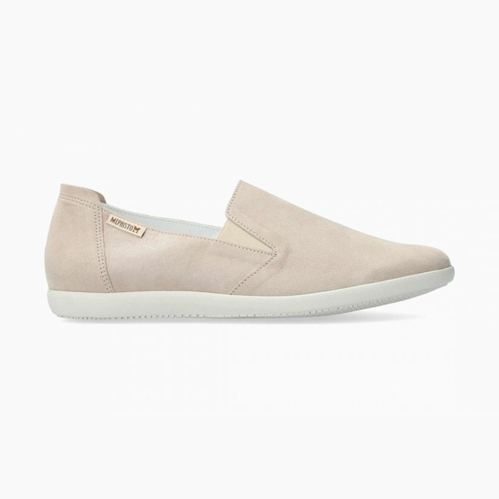 Mephisto Korie Slip On Dame Beige | CTQR-98543