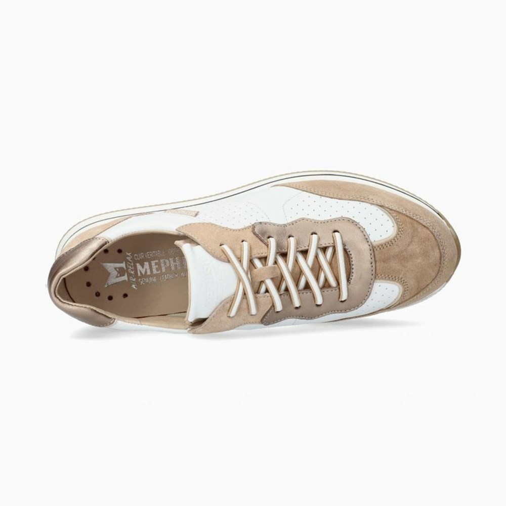 Mephisto Laurena Joggesko Dame Gold/White | YCTM-23184