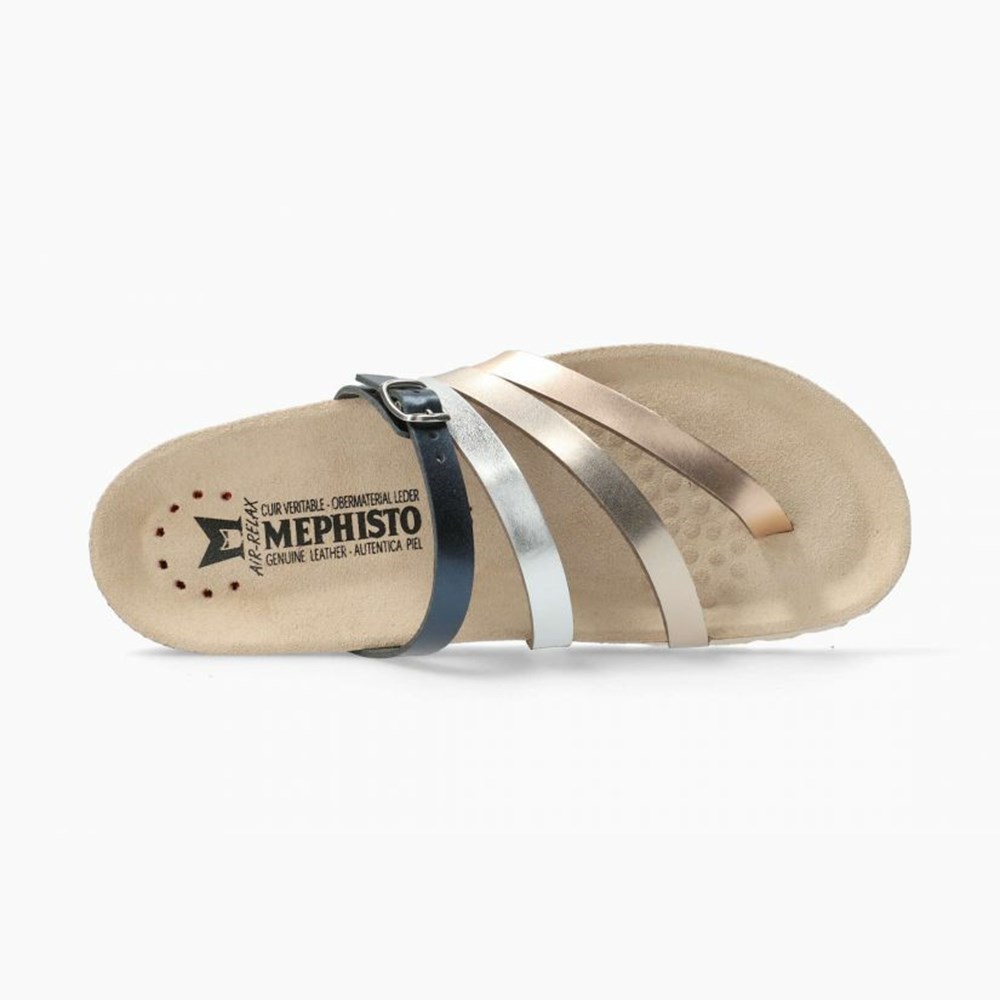 Mephisto Natty Sandaler Dame Sliver/Pink | SPBH-78365