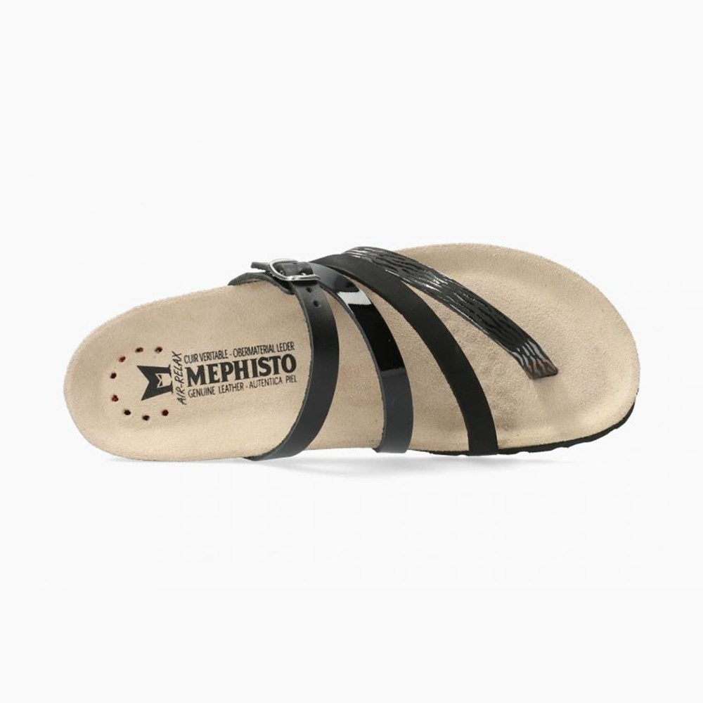 Mephisto Natty Sandaler Dame Svarte | QCHL-91054