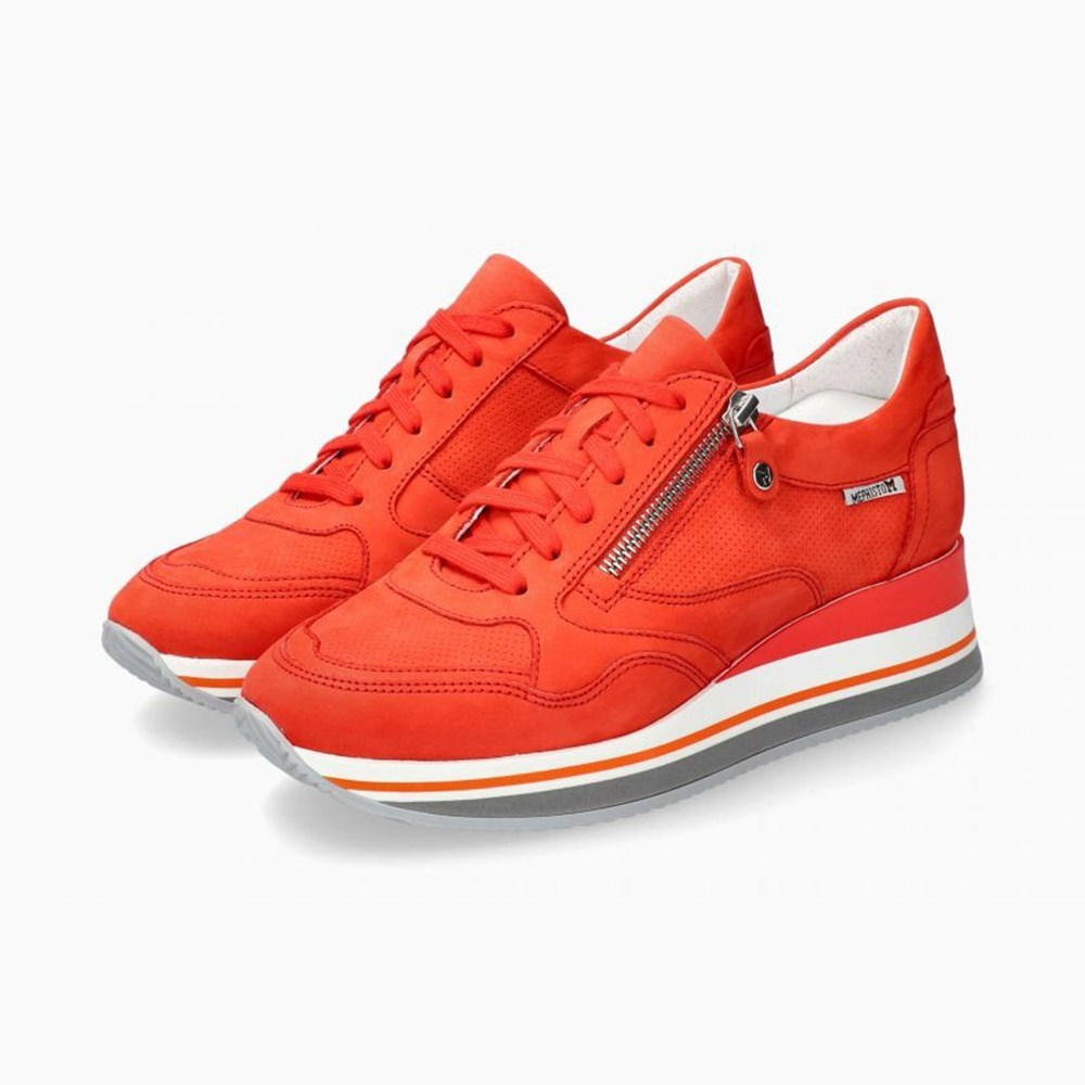 Mephisto Olimpia Joggesko Dame Oransje | WGJH-89312