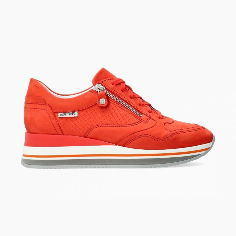 Mephisto Olimpia Joggesko Dame Oransje | WGJH-89312