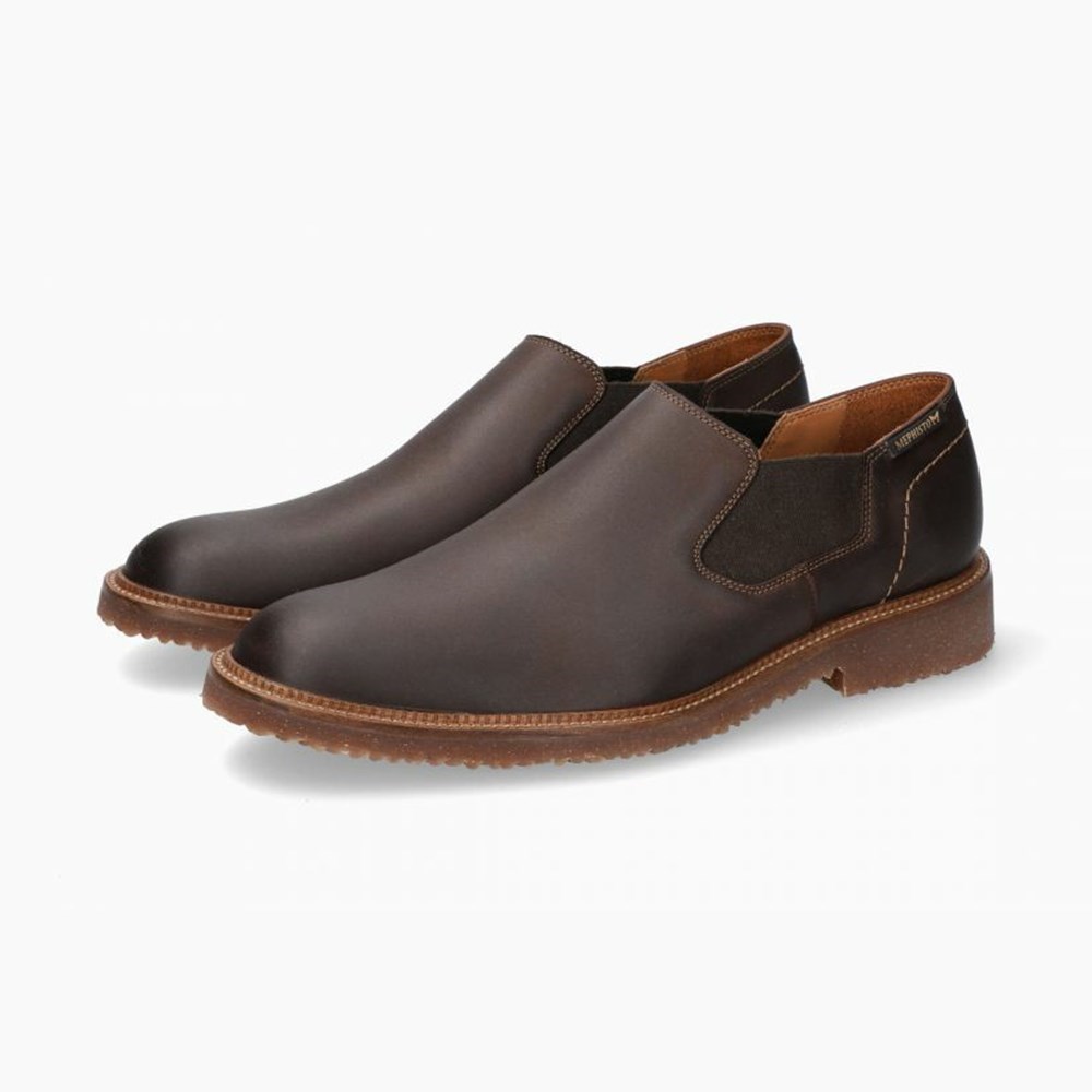 Mephisto Patrizio Slip On Herre Brune | ZTLV-85032