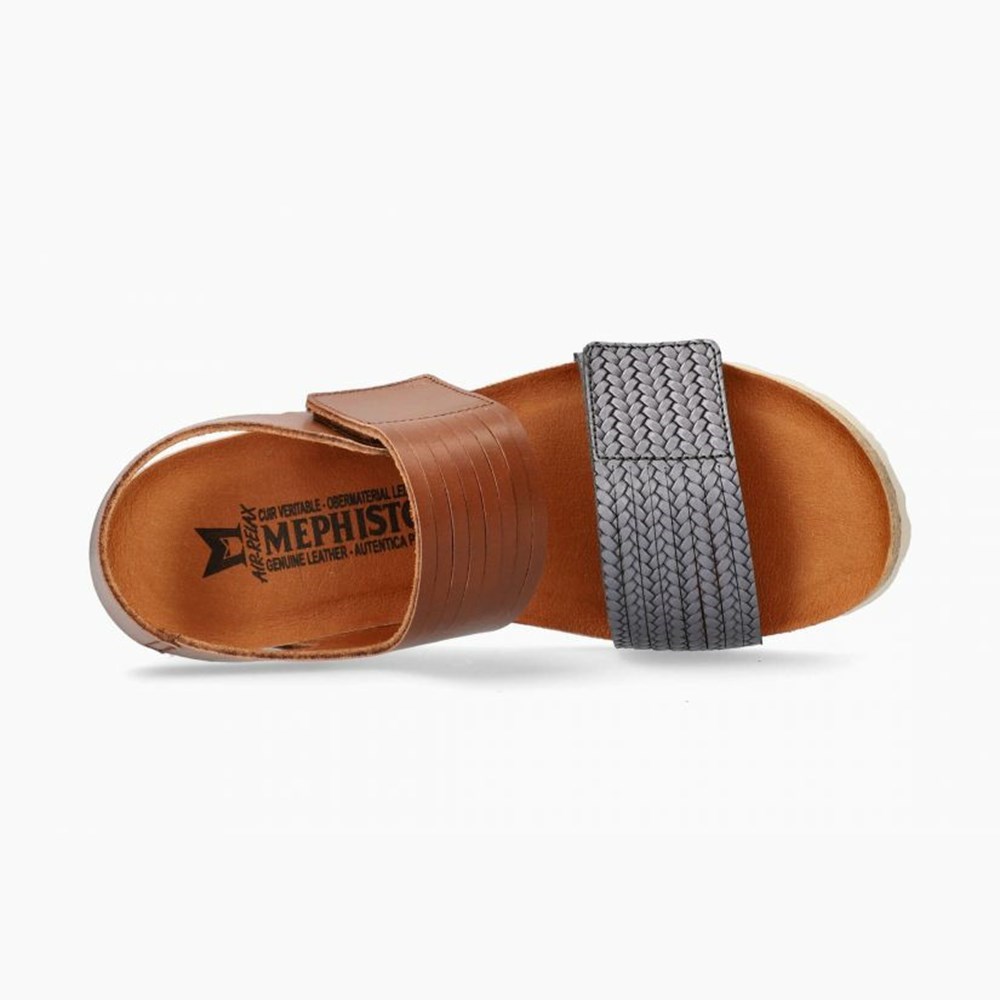 Mephisto Rosalia Sandaler Dame Brune | XVIS-70185