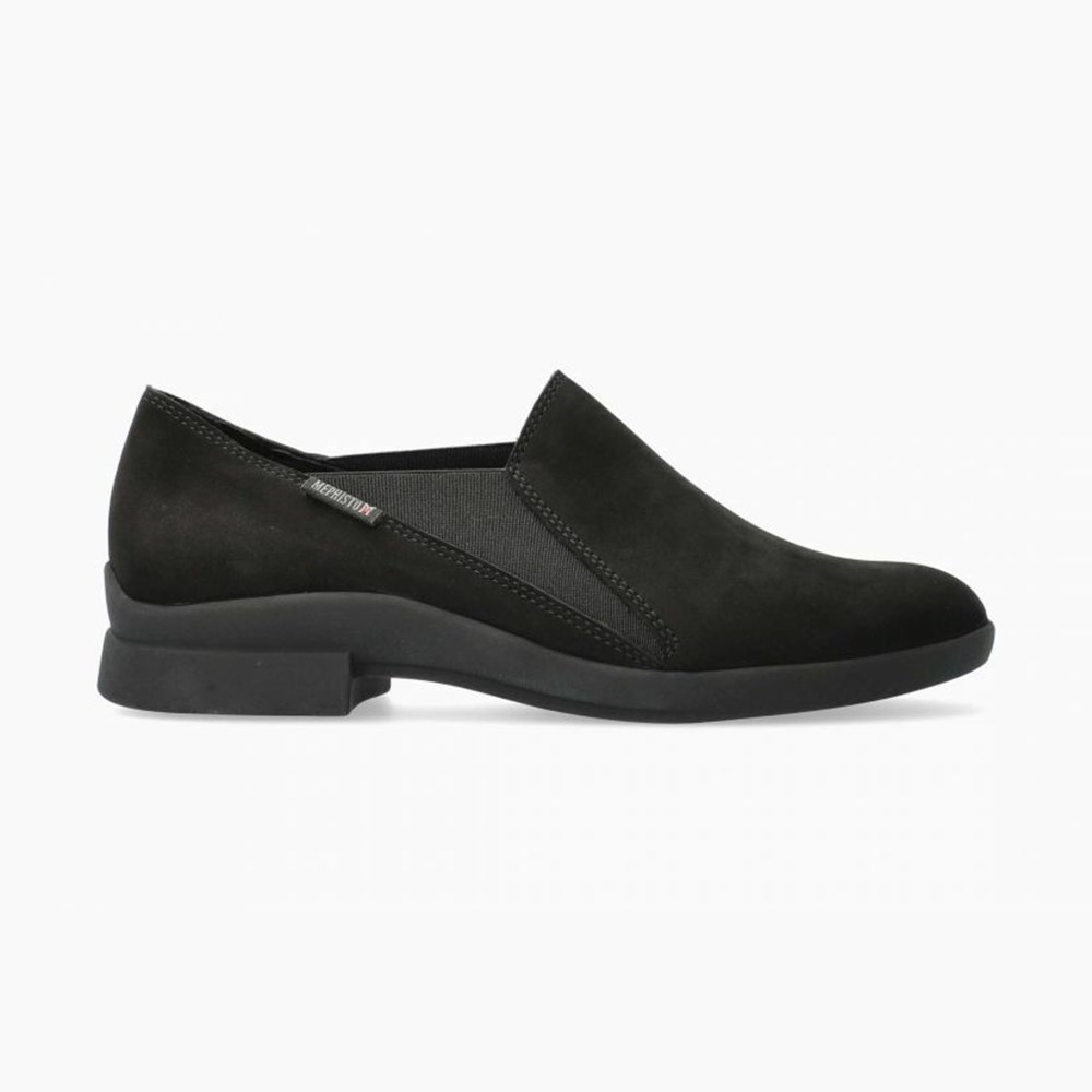 Mephisto Sirina Slip On Dame Svarte | SJQE-91274