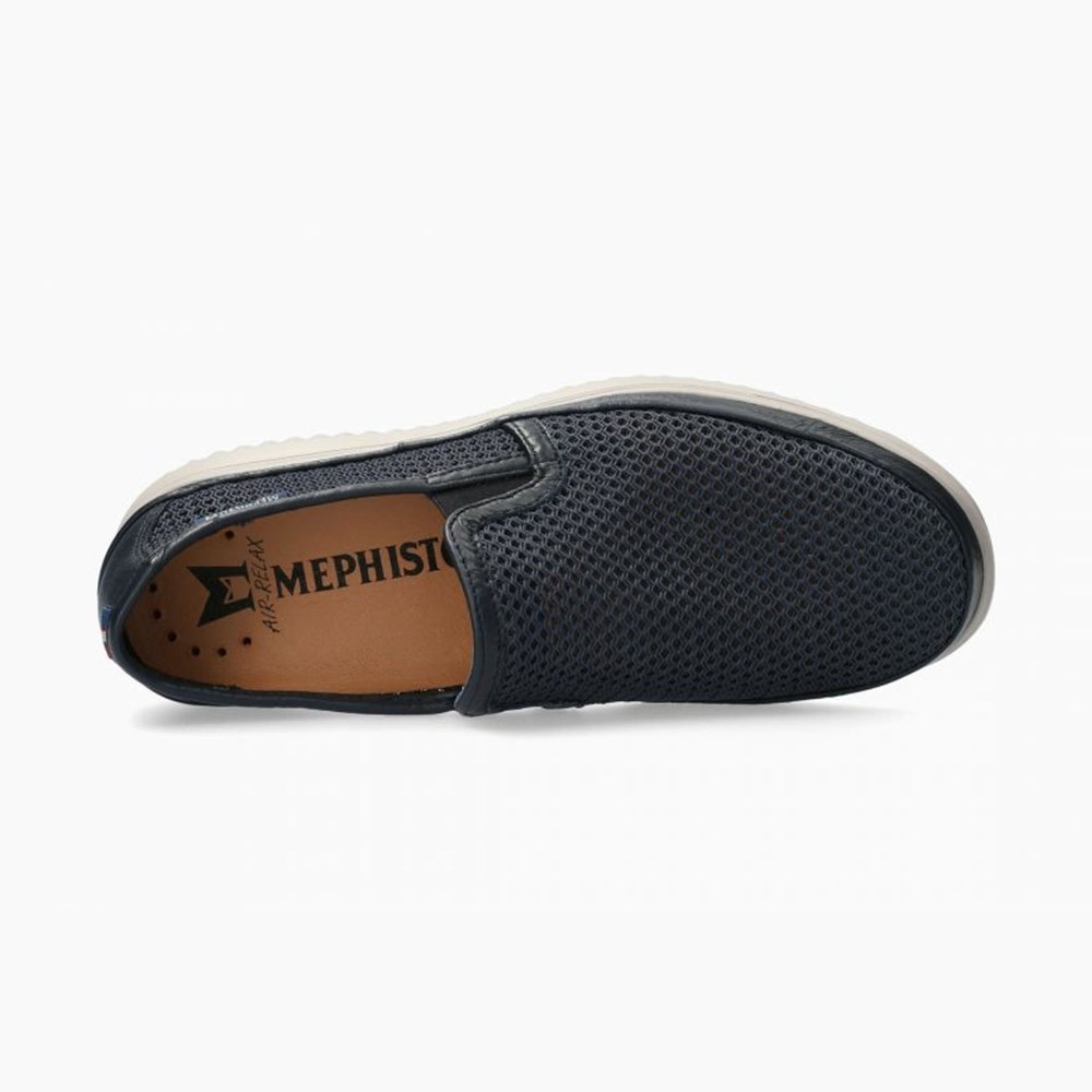 Mephisto Terry Slip On Herre Marineblå | CFKA-26750