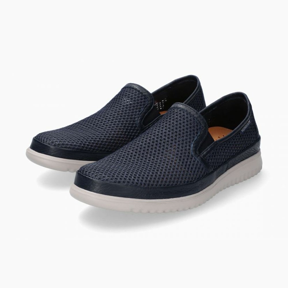 Mephisto Terry Slip On Herre Marineblå | CFKA-26750