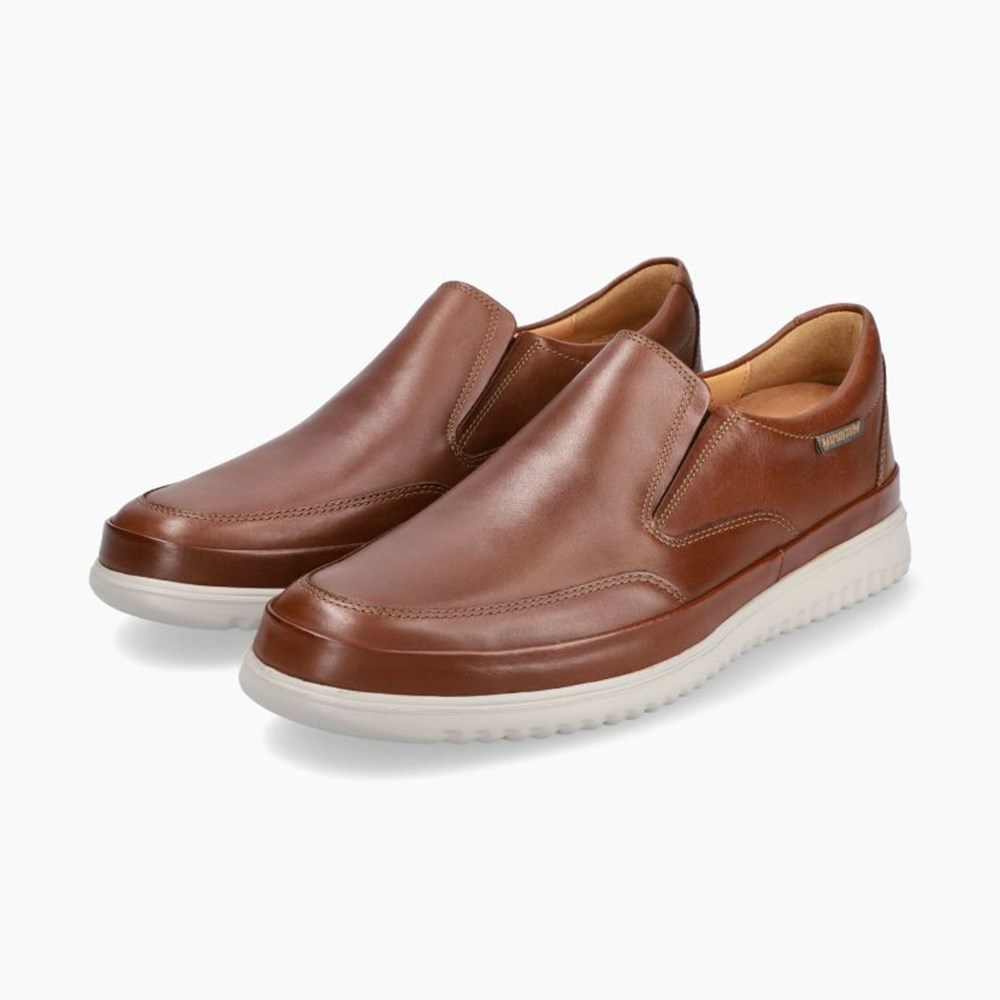 Mephisto Twain Slip On Herre Brune | KRDT-92813