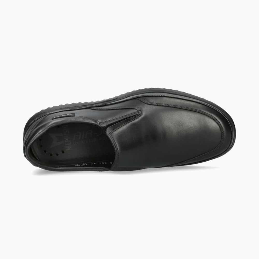 Mephisto Twain Slip On Herre Svarte | CRQA-71509