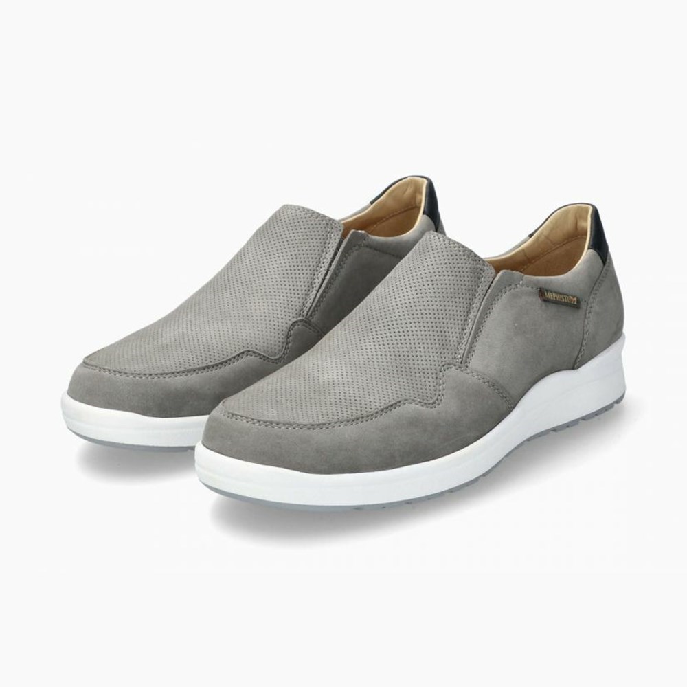 Mephisto Valter Slip On Herre Grå | SQIO-79158