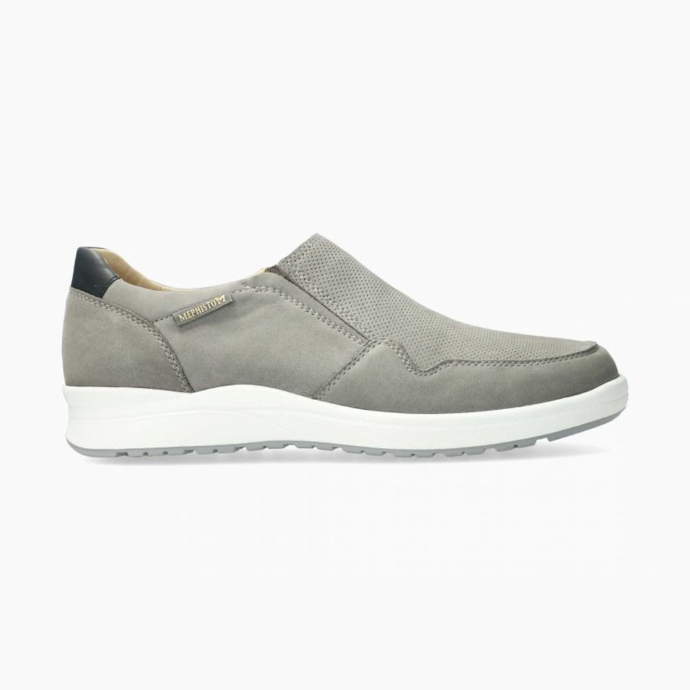 Mephisto Valter Slip On Herre Grå | SQIO-79158