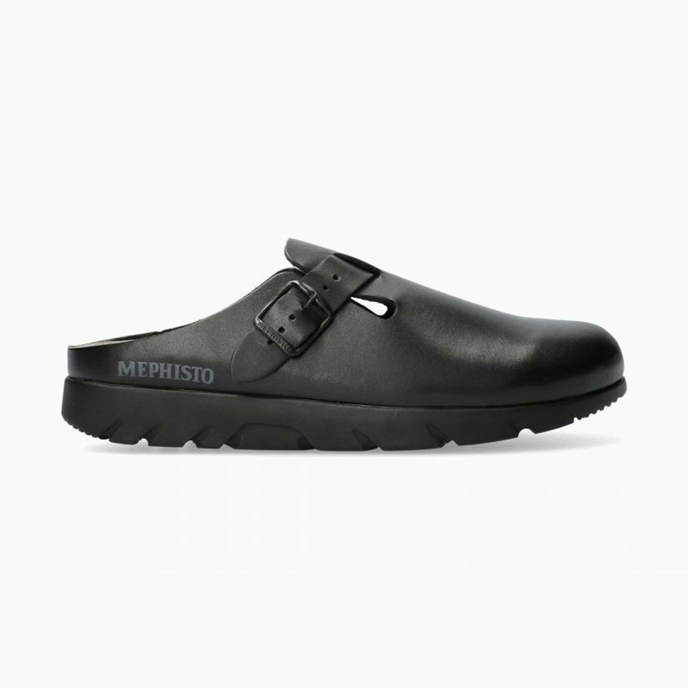 Mephisto Zaverio Fit Sandaler Herre Svarte | FUBA-57429